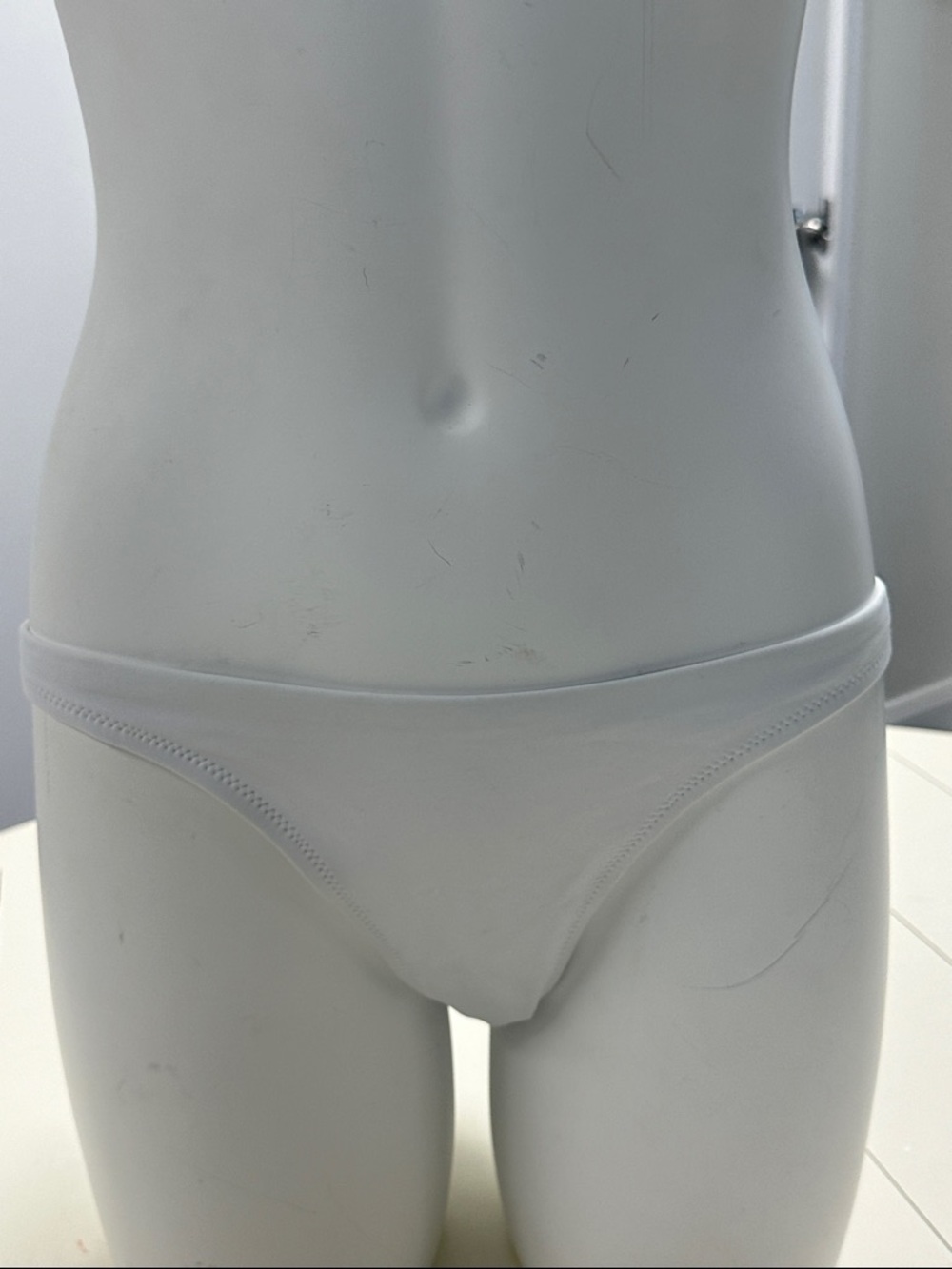 Milly White Bikini Bottoms